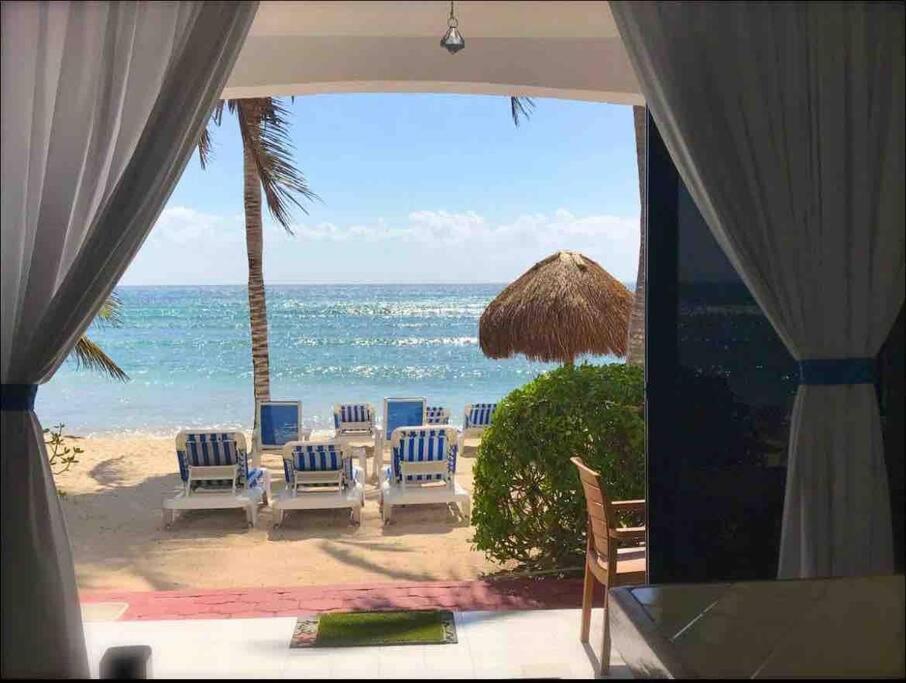 Beachfront Akumal Half Moon Bay Exterior photo