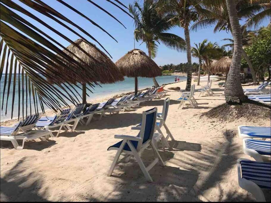Beachfront Akumal Half Moon Bay Exterior photo